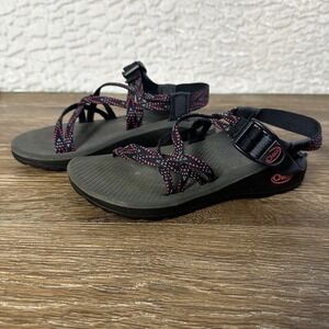 Chaco ZX2 Classic Sandals Women 6 Black Double Strap Toe Loop Outdoor Hiking